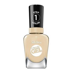 SALLY HANSEN STEP 1 MIRACLE GEL NAIL POLISH #771 SUN-SHOWER Nude Cream 14.7 ML